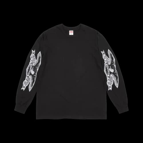 Supreme x Antihero Eagle Long-Sleeve Tee 'Black'