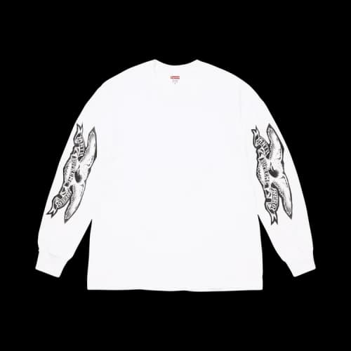 Supreme x Antihero Eagle Long-Sleeve Tee 'White'