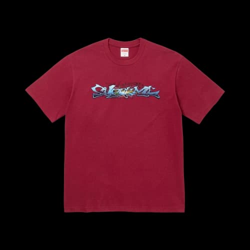Supreme Tag Tee 'Cardinal'