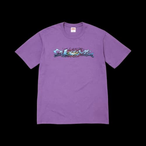Supreme Tag Tee 'Purple'