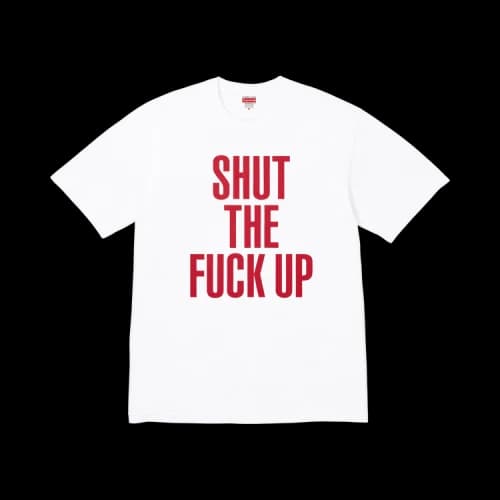 Supreme x Number (N)Ine Shut Up Tee 'White'