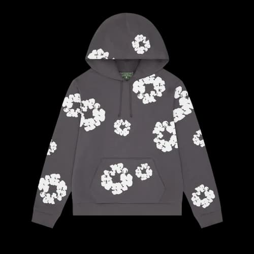 Denim Tears Cotton Wreath Hoodie 'Charcoal'