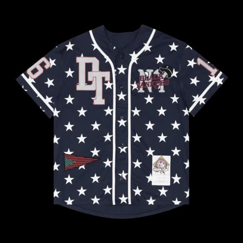 Denim Tears Jenkins Baseball Jersey 'Navy'