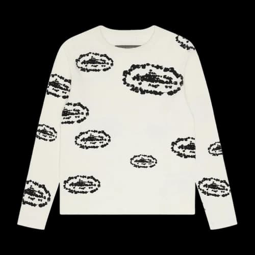 Denim Tears x Cortiez Island Wreath Waffle Thermal 'Cream'