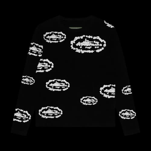 Denim Tears x Cortiez Island Wreath Waffle Thermal 'Black'