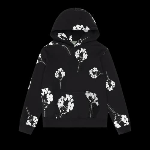 Denim Tears x Hardies Tears Fist Wreath Hoodie 'Black'