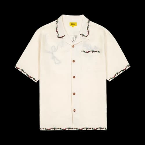 GOLF WANG Autumn Linen Button Up 'Cream'