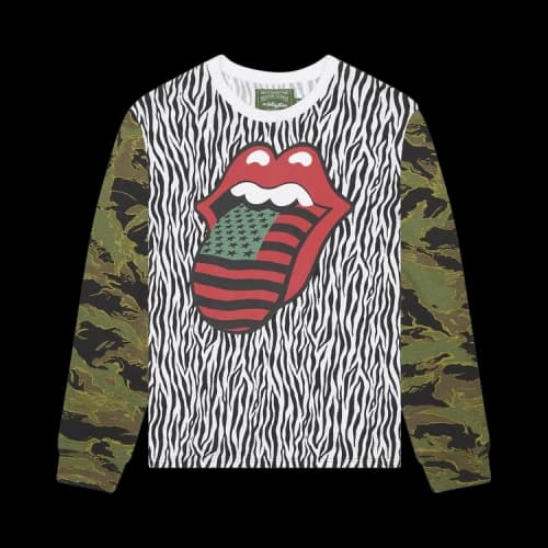Denim Tears Rolling Stones Long-Sleeve Tee 'Multi'
