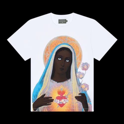 Denim Tears Black Madonna Tee 'White'