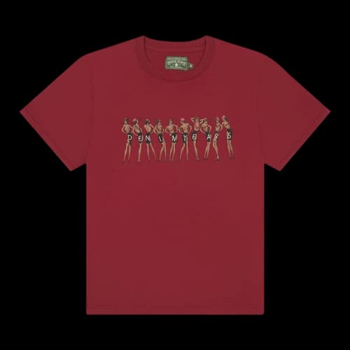 Denim Tears Dancer Tee 'Burgundy'