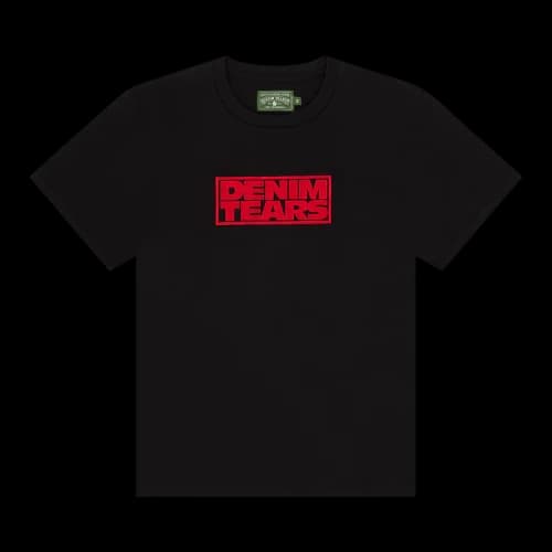Denim Tears Box Logo Tee 'Black'