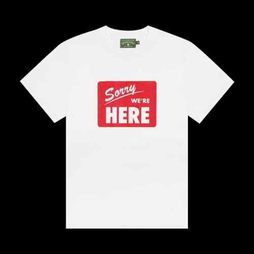 Denim Tears Sorry We're Here Tee 'White'