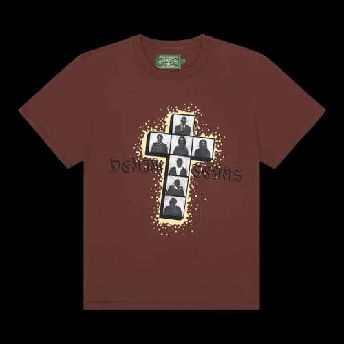 Denim Tears Cross Tee 'Brown'