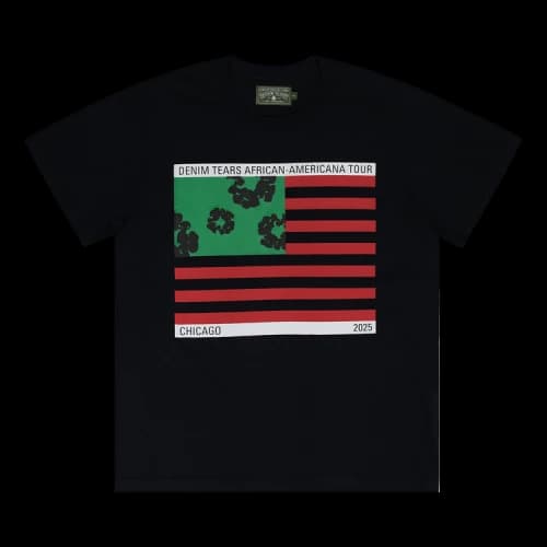 Denim Tears Chicago Pop Up T-Shirt 'Black'