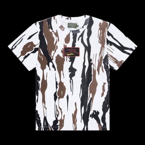 Denim Tears Jim Crow Hunt Tee 'White Camo'