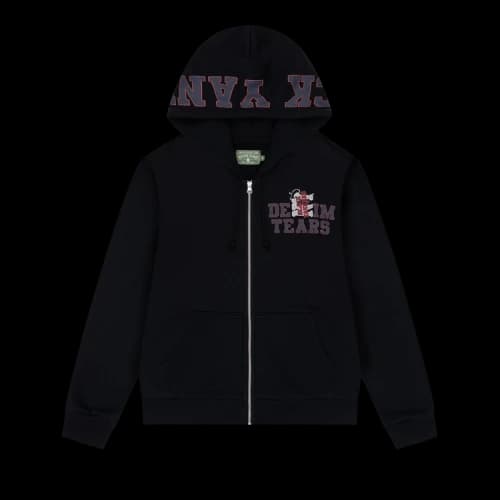 Denim Tears Yankees Zip Hoodie 'Black'