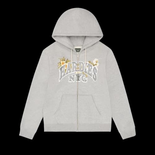 Denim Tears x Hardies Tears Zip Hoodie 'Grey'