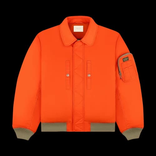Aimé Leon Dore Satin Bomber Jacket 'Orangeade'