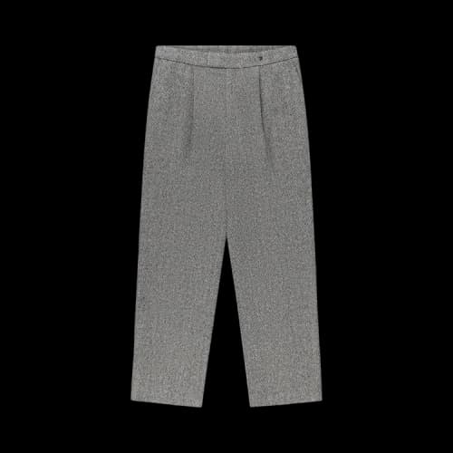 Aimé Leon Dore Birdseye Single Pleated Trouser 'Navy x White'