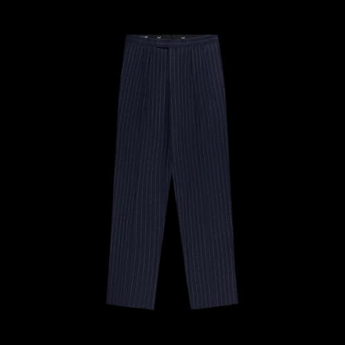 Aimé Leon Dore Pinstripe Wool Suit Trouser 'Navy'