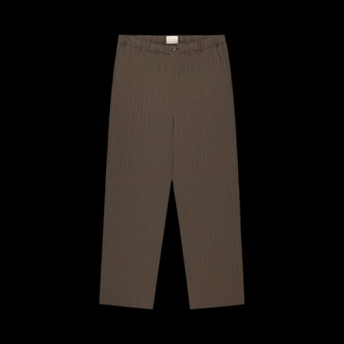 Aimé Leon Dore Wool Elasticated Waist Trouser 'Brown'