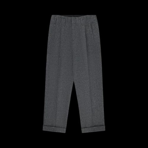 Aimé Leon Dore Wool Herringbone Suit Trouser 'Grey'
