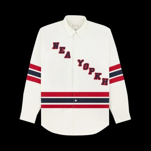 Aimé Leon Dore Ny Appliqué Overshirt 'Pristine'