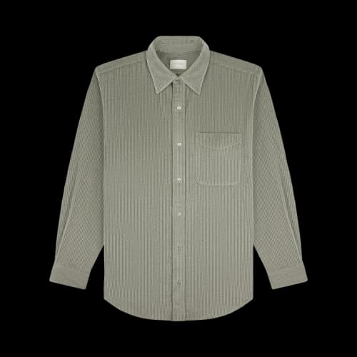Aimé Leon Dore Corduroy Overshirt 'Vetiver'