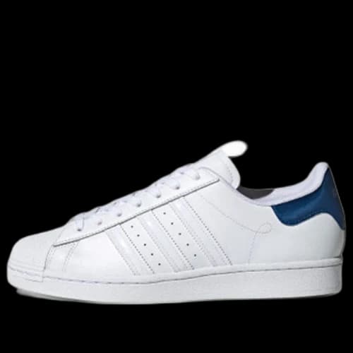adidas originals Superstar Retro Low Top Skate Shoes Unisex White Blue
