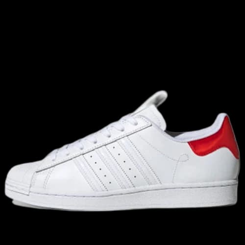 adidas originals Superstar Beijing Retro Casual Skate Shoes Unisex White Red