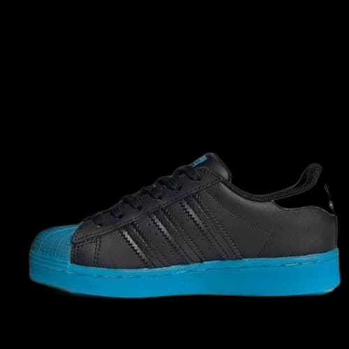(PS) adidas originals Superstar 'Black Blue White'