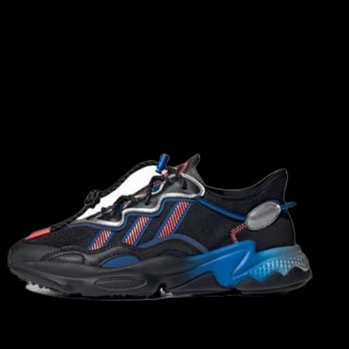 adidas originals Ozweego Sports Casual Shoes 'Black Blue'