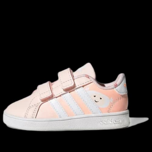 (TD) adidas neo Grand Court 'Pink White'