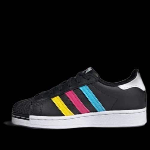 (PS) adidas originals Superstar C 'Black Multi'