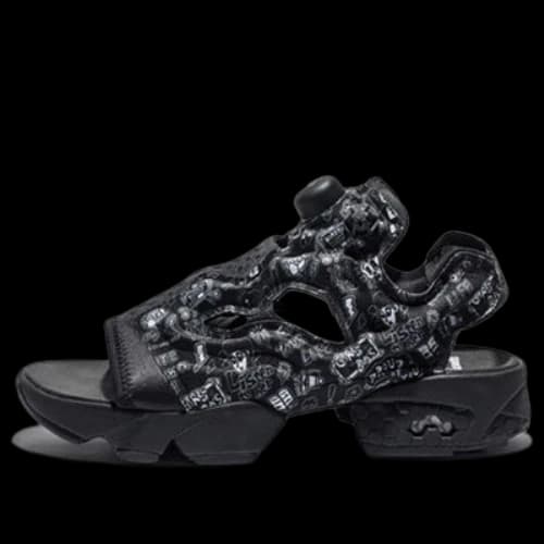 Reebok Instapump Fury Sandal 'Black White' (Women's)