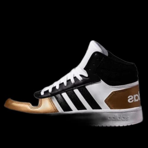 adidas Hoops 2.0 Mid 'Black White Gold' (Women's)