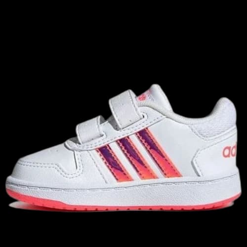 (TD) adidas Hoops 2.0 'White Pink Purple'