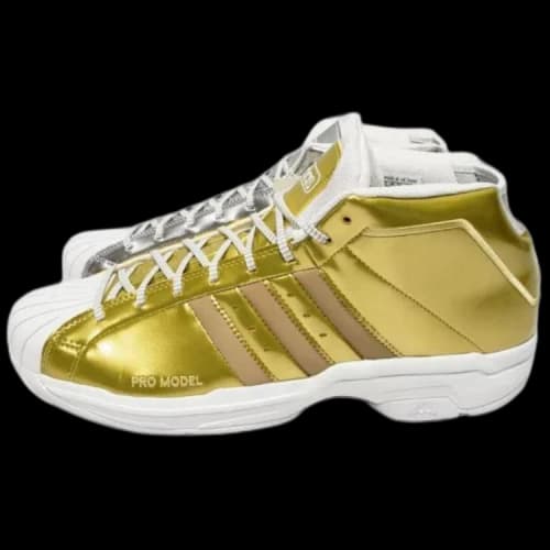 adidas Pro Model 2G 'Gold and Silver Metallic'