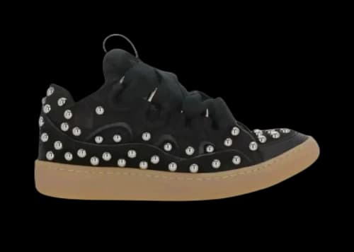 Lanvin Curb Sneakers Studded Gum Black