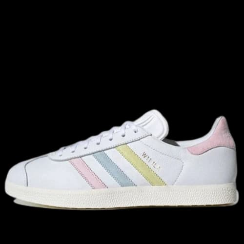 adidas Gazelle Shoes 'White Yellow Blue Pink'