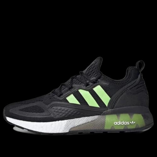 adidas originals ZX 2K Boost 'Black Green'