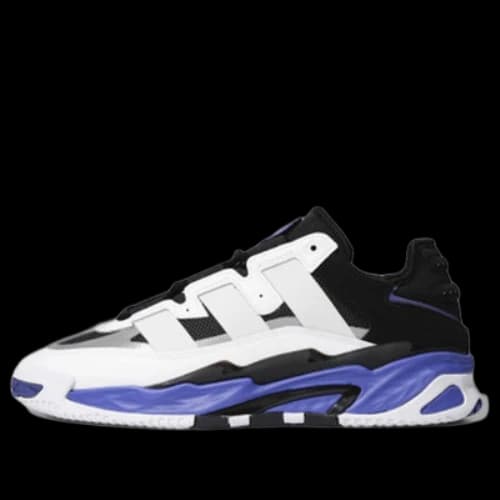 adidas originals Niteball 'White Black Purple'
