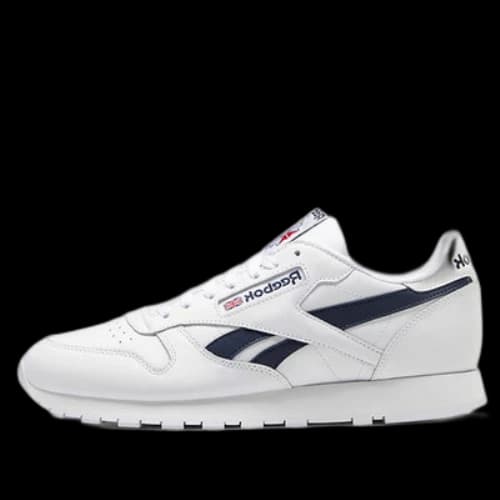 Reebok Classic Leather 'White Navy Blue'