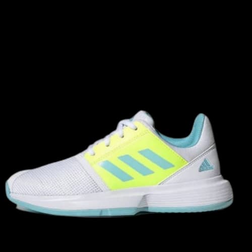 (GS) adidas Courtjam J 'White Blue Green'