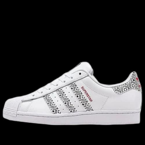 adidas originals Superstar 'White Black Red'