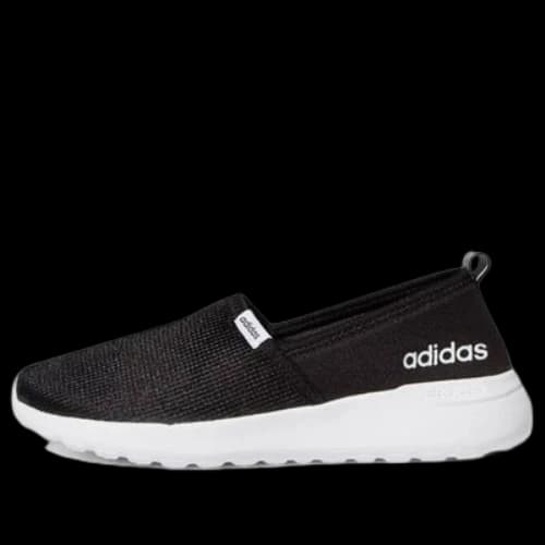 adidas Lite Racer Shoes 'Black White' (Women's)