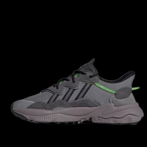 (GS) adidas originals Ozweego J Shoes 'Grey Black Green'