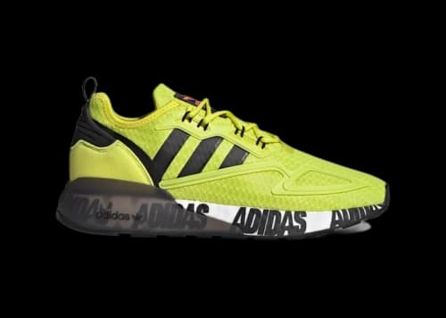 adidas ZX 2K Boost Bold Logo Graphic Acid Yellow