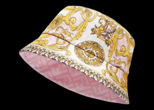 Fendi Fendace Reversible Bucket Hat White/Multicolor