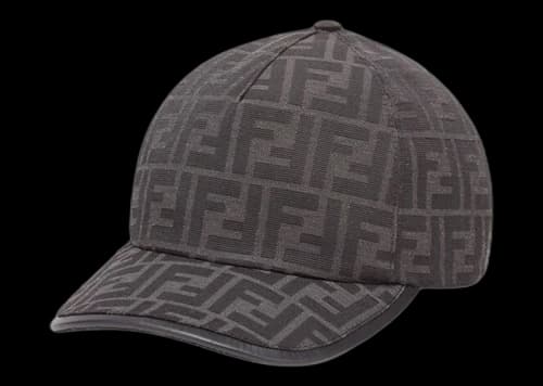 Fendi by Marc Jacobs Hat Black Fabric Baseball Cap Black